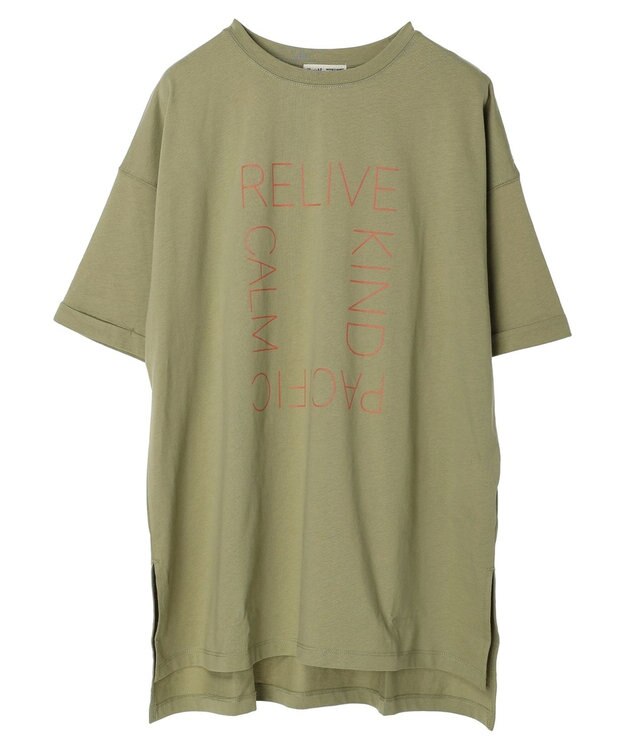 CRAFT STANDARD BOUTIQUE シルケット天竺　スクエアＰＴ　ＢＩＧ　Ｔｅｅ　Ｓ／Ｓ Light Khaki