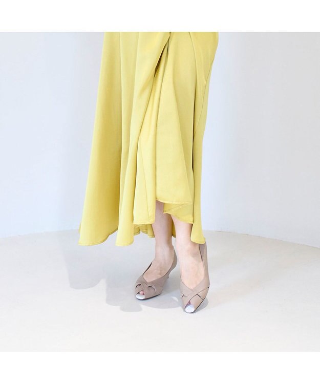 Riz raffinee <Riz raffinee>オープントゥパンプス ベージュ