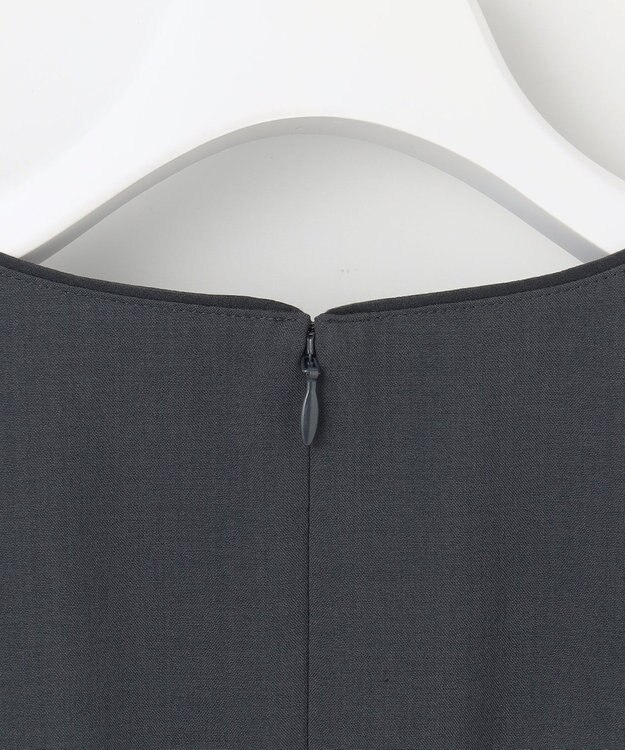 J.PRESS LADIES S 【セットアップ対応・洗える】DRYウーステッド ワンピース グレー系