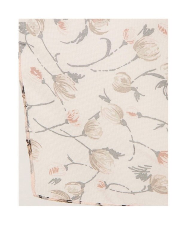 UNBILLION カシュネ cache nez / 花柄シフォンスカーフ ピンク