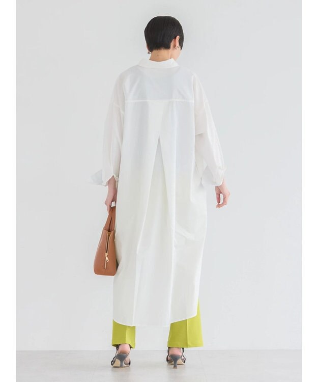 AMERICAN HOLIC ＵＶカット綿ブロードシャツワンピース Off White