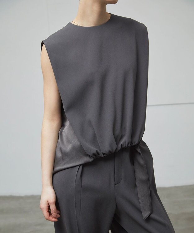 BEIGE， 【洗える】CINDY / ノースリーブブラウス C.Gray