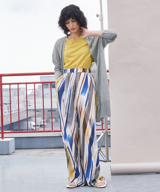 ICB L 【マガジン掲載】 Fully カットソー（番号CH58） イエロー系