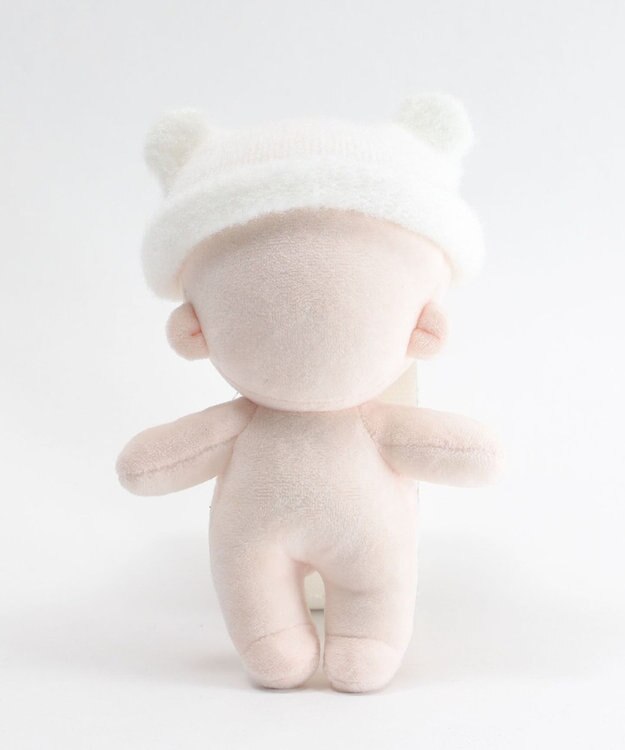 WEGO 【痛バ＆推し活グッズ】ぬいクマ耳ニットキャップ15cm ホワイト