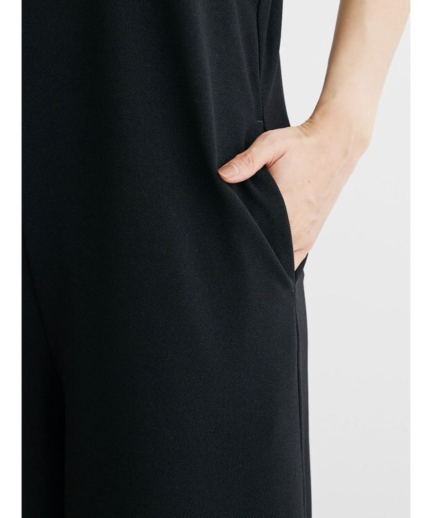 Green Parks ・ＲＡＹ　ＣＡＳＳＩＮ　ラッフルショルダーサロペット Black