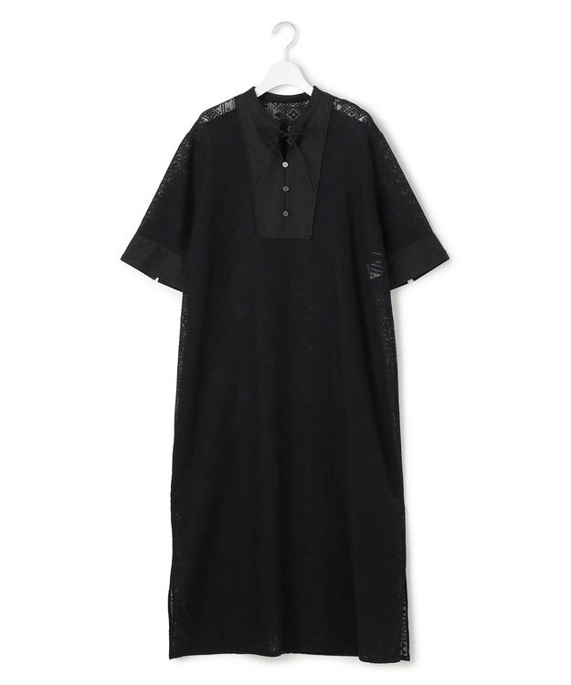 23区 【SLOW/一部店舗限定】モチーフレース ワンピース ブラック