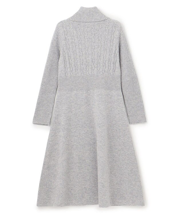 TOCCA 【洗える】ICE BOX ニットドレス グレー系