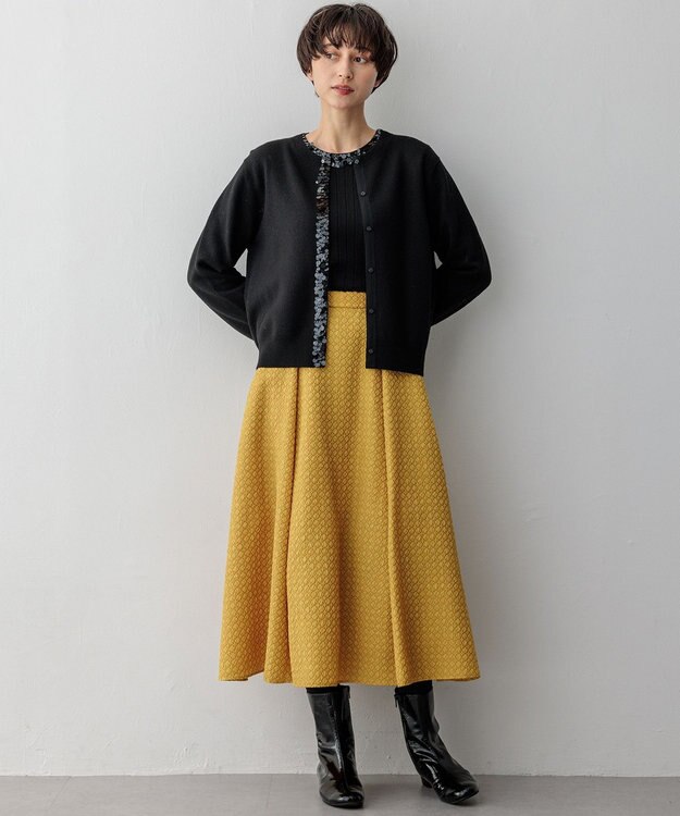 23区 ラウンドトゥ ショート ブーツ ブラック系