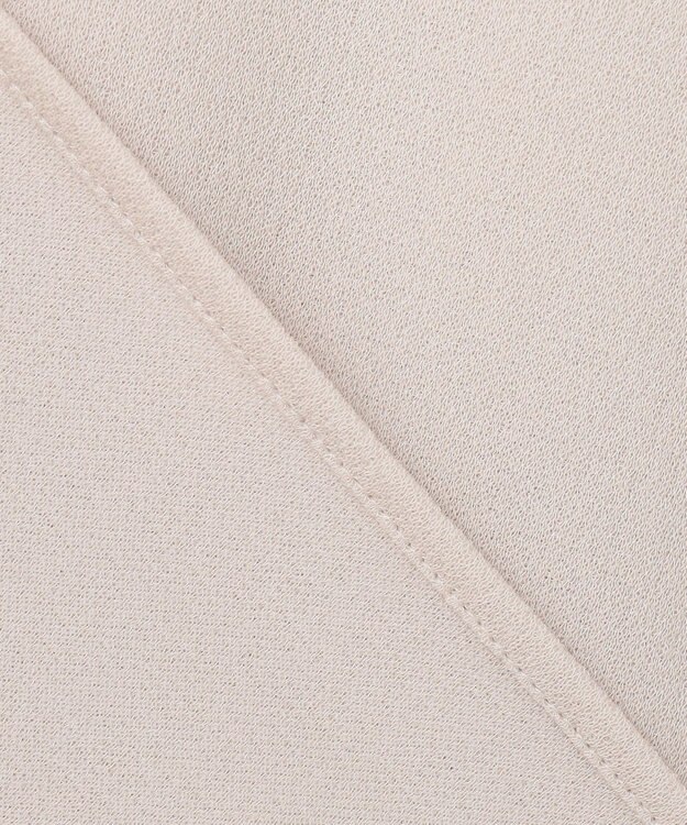 自由区 S 【洗える】アムンゼンジャージー ブラウス ベージュ