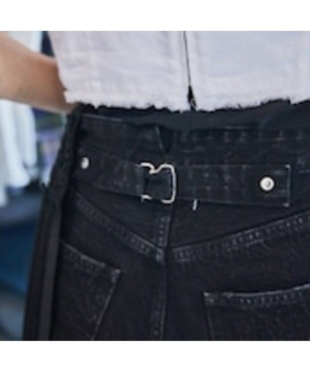 woadblue Semi-Wide flare/WBN3308 BLACK