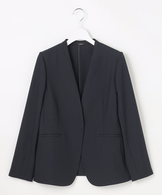 ANY SIS L スマートビューティーストレッチカラーレス ジャケット ネイビー