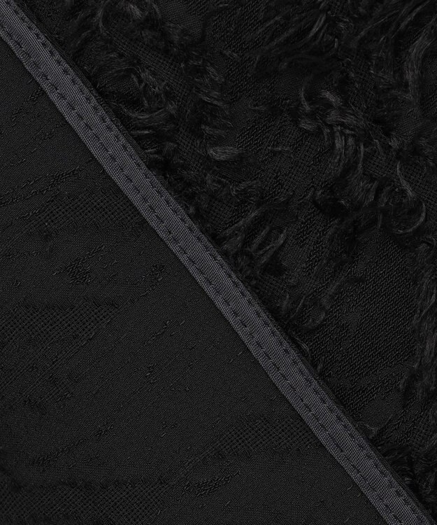 ICB 【WEB限定】 ハンドトゥースジャガード キャミブラウス ブラック系