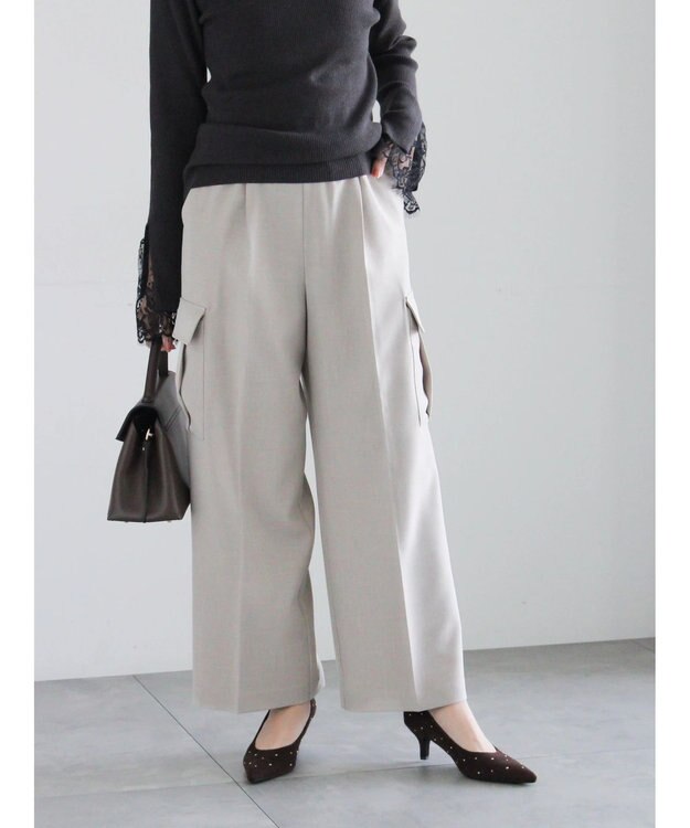 Te chichi イージーカーゴスラックス ベージュ