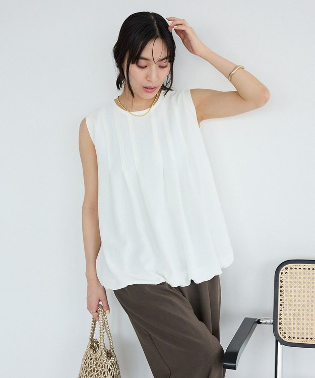 CRAFT STANDARD BOUTIQUE タックバルーンプルオーバー Off White
