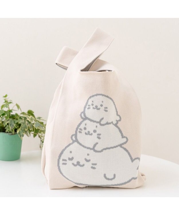 Mother garden しろたん ニット マルシェバッグ 0