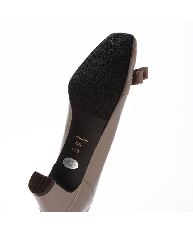 Riz raffinee <Riz raffinee>【3E】グログランリボンパンプス オーク