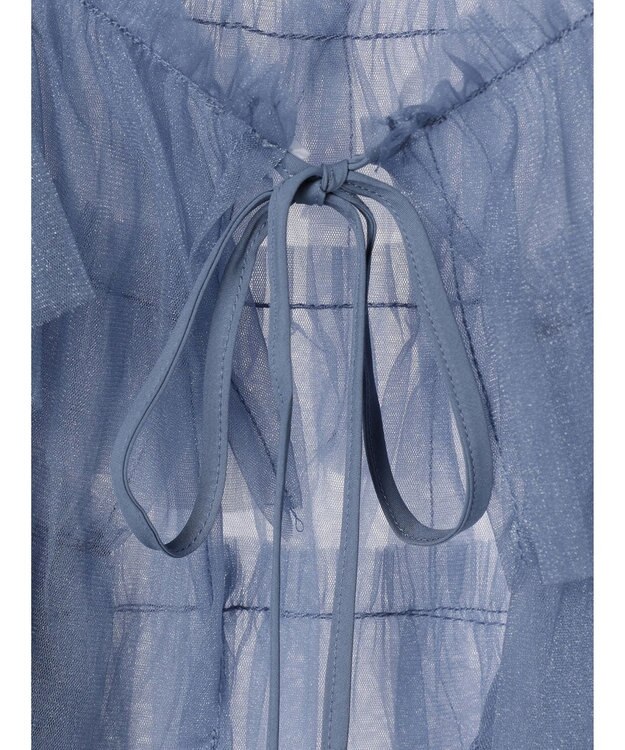 Green Parks ・ＥＬＥＮＣＡＲＥ　ＤＵＥ　２ｗａｙラメチュールフリルキャミ Blue