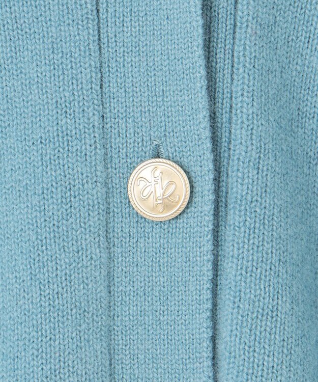 組曲 【WEB限定】ウールカシミヤミックス カーディガン パウダーブルー