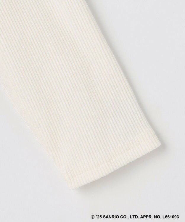 ANY KIDS 【ハローキティ×ANY KIDS】ドッキング刺繍 長袖Tシャツ レッド