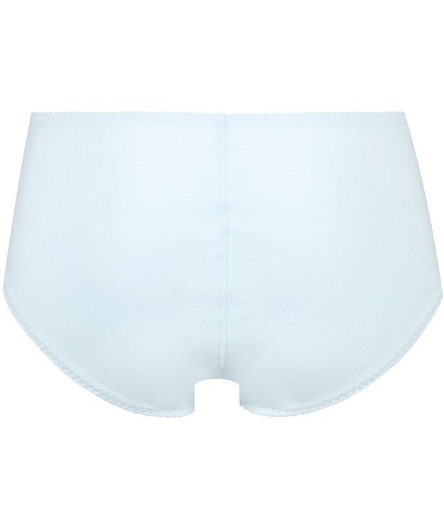 Wing ジュニア ショーツ おしりにくいこみにくい ズレ上がりにくい(裾) 綿混素材(身生地部) 【non!PKパンツ】 はきこみ丈あさめ RJ3377 ウイング／ワコール ブルー