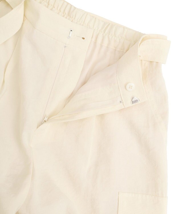 YECCA VECCA ベルテッドカーゴパンツ Ivory