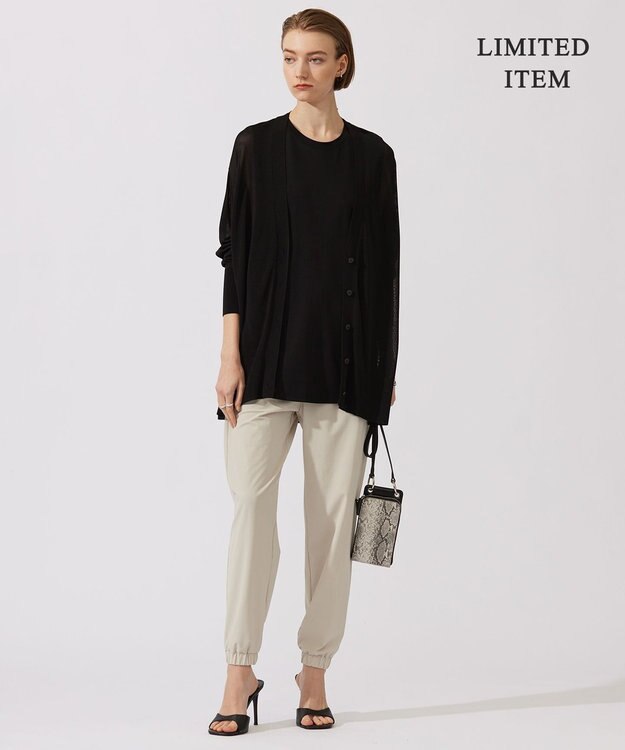 ICB L 【WEB限定・接触冷感・UVカット・洗える】アトラストリコット ジョグパンツ トープ系