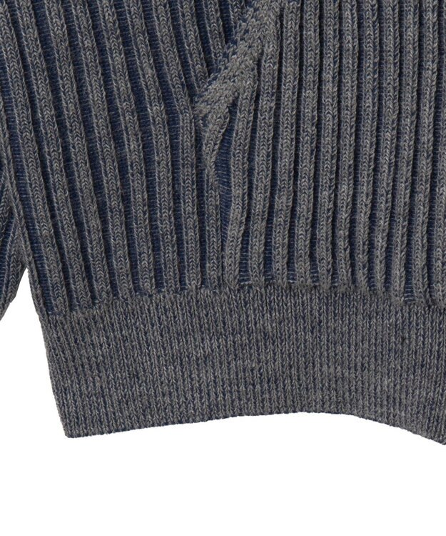 WEGO ヴィンテージライクZIPパーカー ブルー