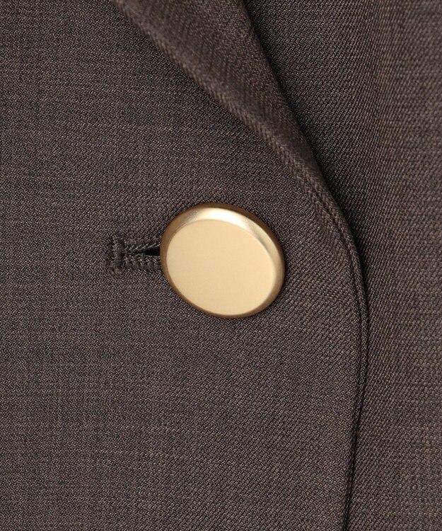 ANY SIS ウーステッドエステル テーラード ジャケット モカグレー