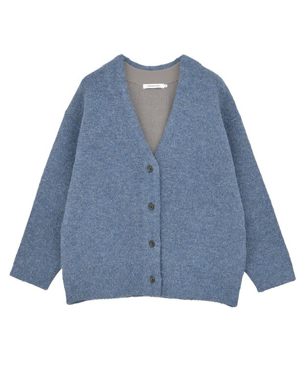 AMERICAN HOLIC ＶネックＷフェイスニットカーディガン Blue