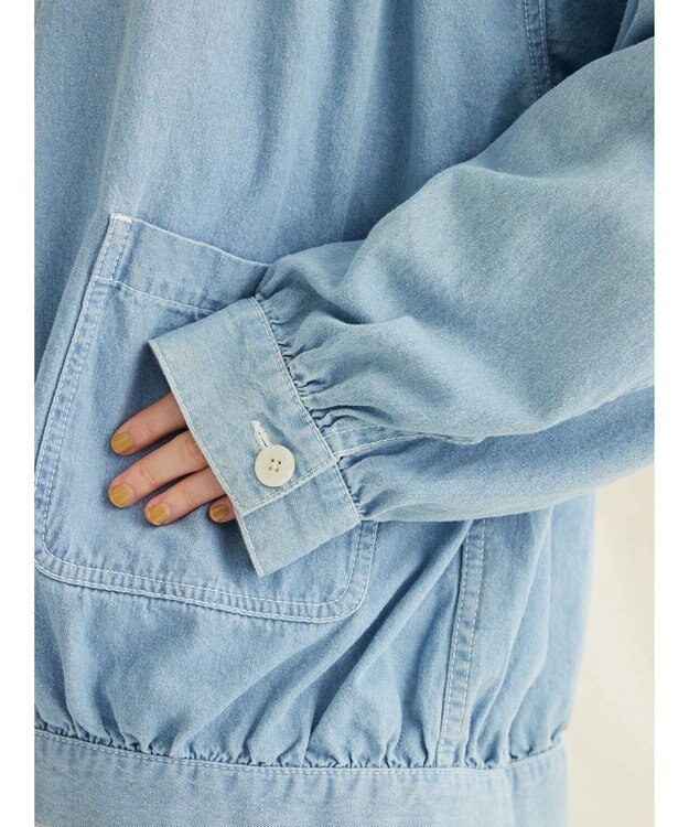 CRAFT STANDARD BOUTIQUE ライトデニムギャザーＧジャン Light Indigo