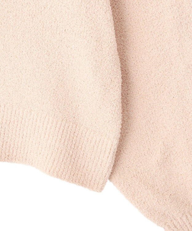 earth music&ecology miffy/earth モコモコカーディガン ピンクベージュ