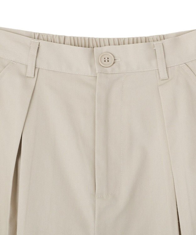 earth music&ecology チノタックパンツ Beige