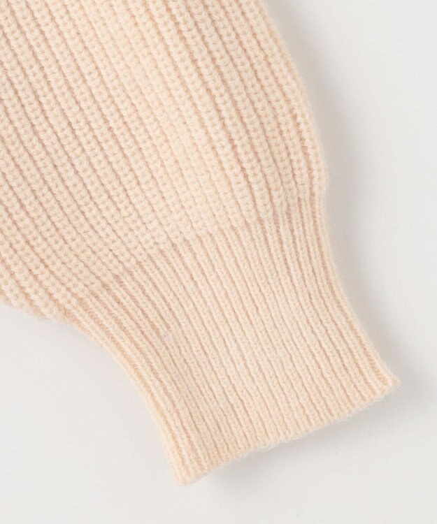 Feroux 【洗える】ラッフルレイヤード ニット アイボリー系