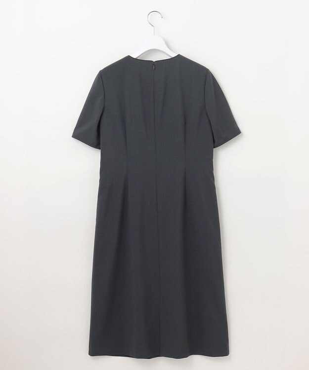 J.PRESS LADIES S 【セットアップ対応・洗える】DRYウーステッド ワンピース グレー系