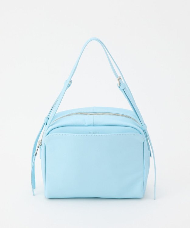 russet kuubo ボックストートバッグ(CE-1633) Sax