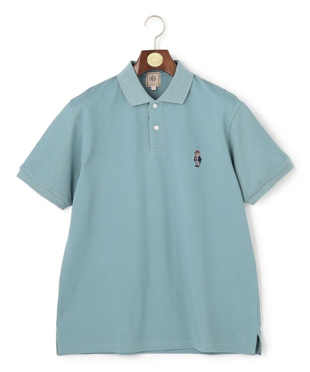 J.PRESS MEN 新デザイン【BULLDOG BOY / 8色展開】カノコレジメン ポロシャツ サックスブルー系