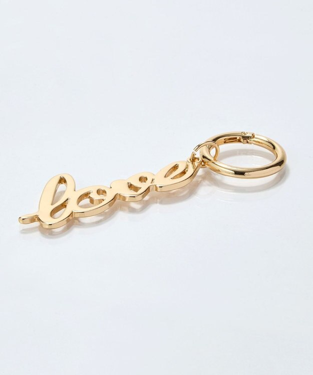 Phoebe レタードキーチャーム　ラブ ゴールド