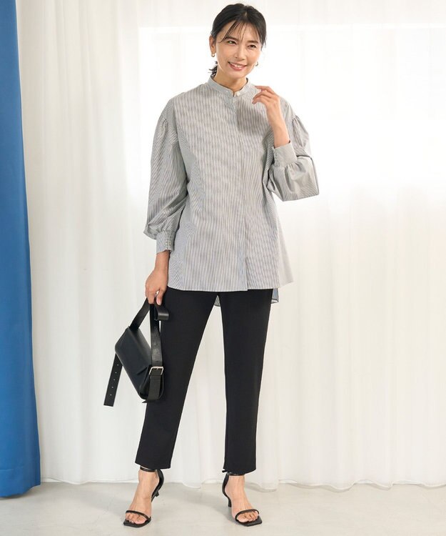 UNFILO 【15サイズ展開】BEAUTY MOVE スティックパンツ ブラック