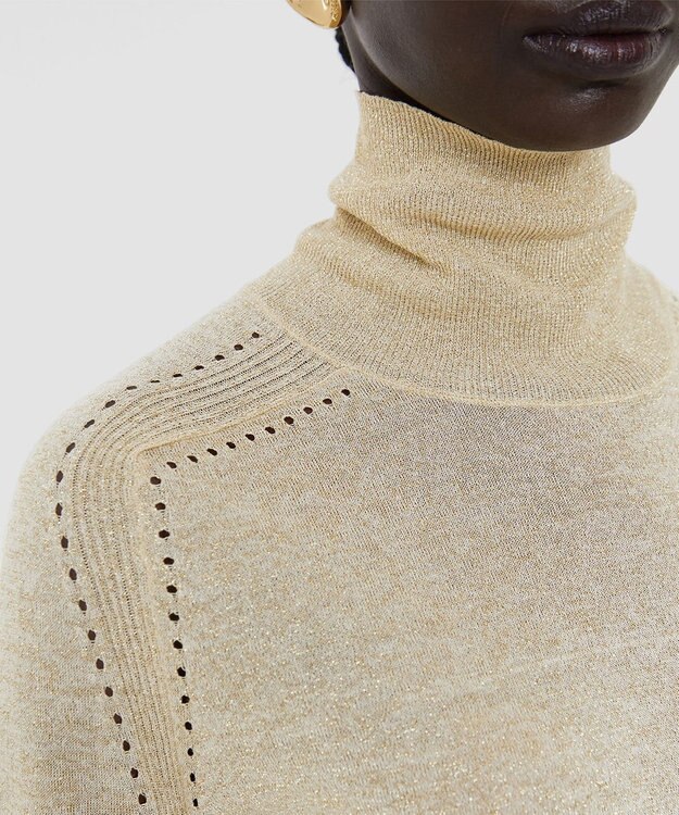 JOSEPH ルレックスニット　ハイネックニット Gilt