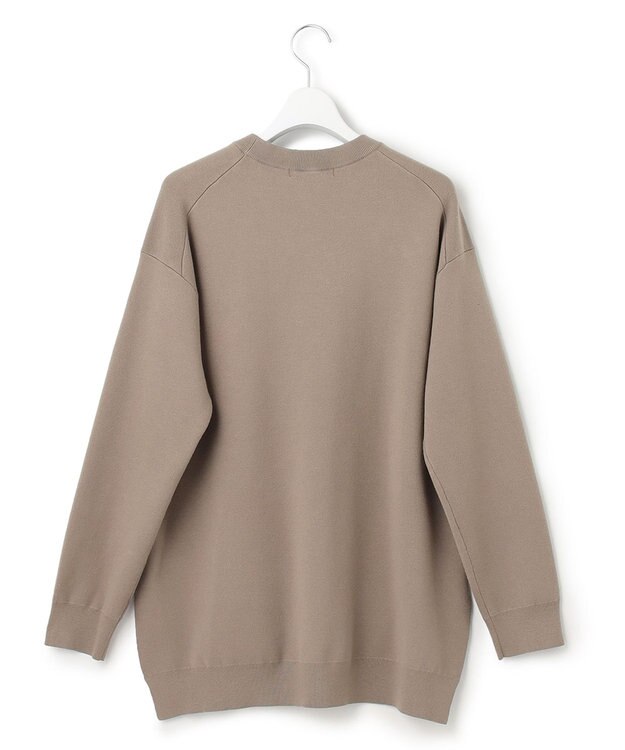 23区 【好評素材につき新型追加】ヴィスコースストレッチ クルーネック ニット モカ系