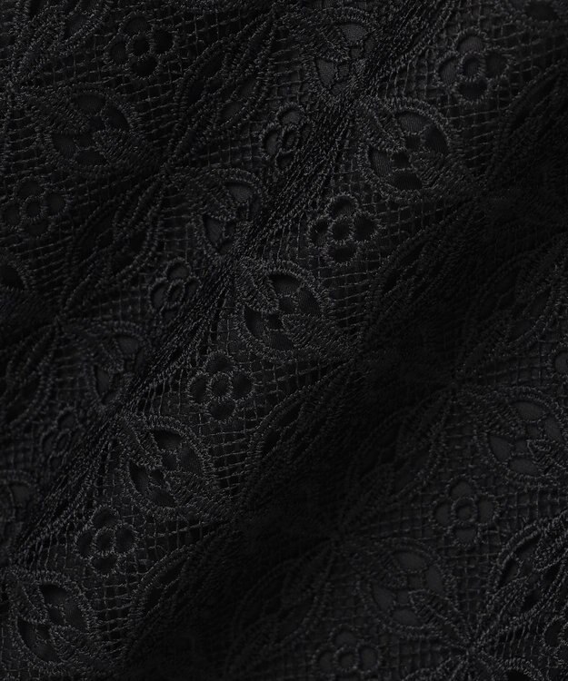 自由区 S ジオメトリックレース パンツ ブラック