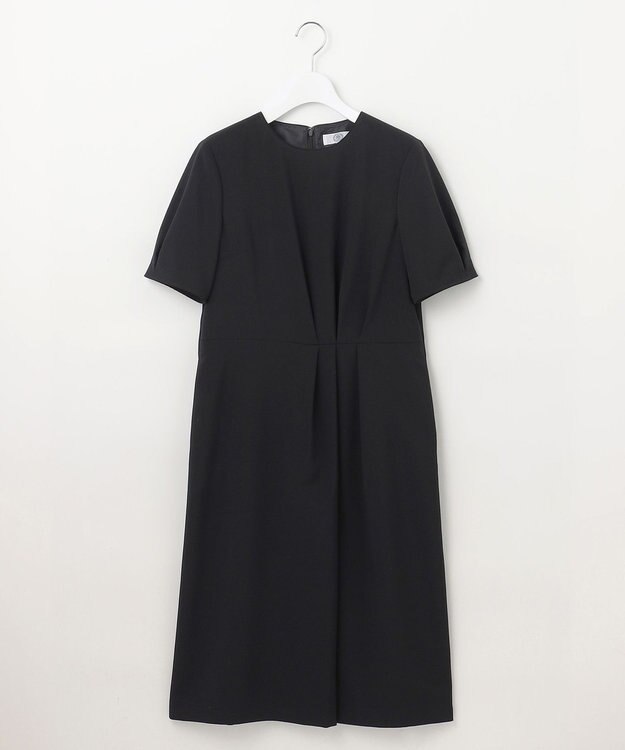 J.PRESS LADIES S 【セットアップ対応・洗える】DRYウーステッド ワンピース ブラック系