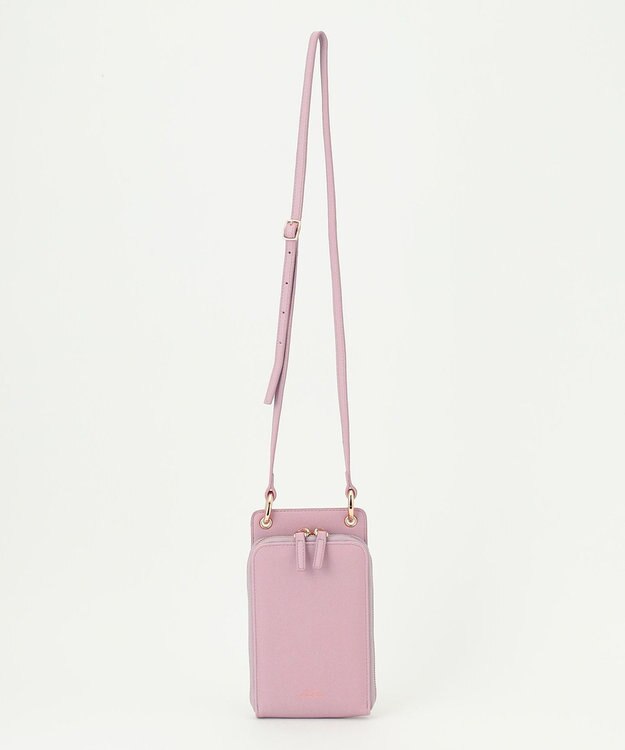 23区 スマホ  ポシェット ライラック系