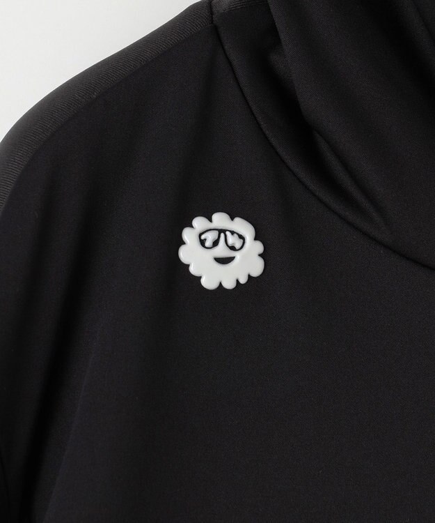 PW CIRCULUS 【防風/防寒】【MEN】オフタートルロングスリーブカットソー ブラック系