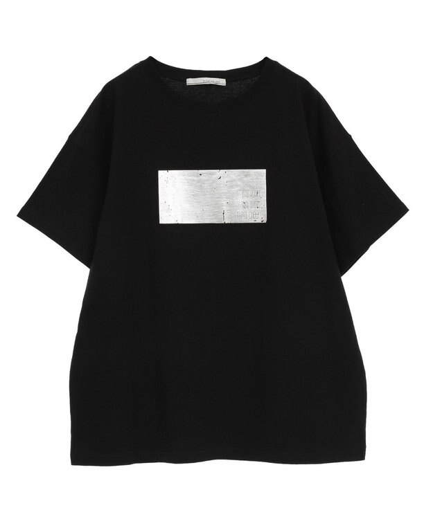 Green Parks ・ＥＬＥＮＣＡＲＥ　ＤＵＥ　箔プリントＴＥＥ Black