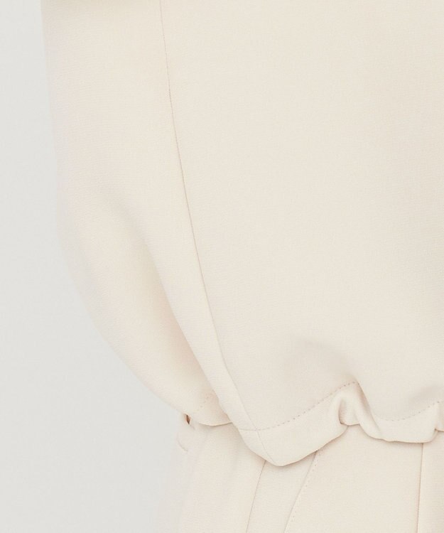 uncrave 【防シワ・洗濯機洗い可】ウォッシャブルダブルクロス トラックジャケット（uncrave STANDARD） エクリュ