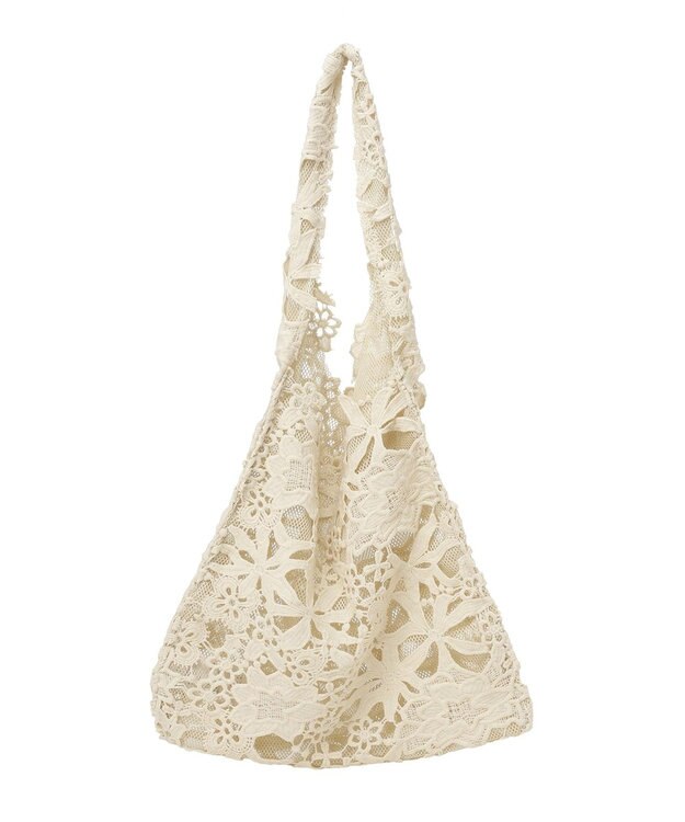 earth music&ecology レースバッグ Ivory