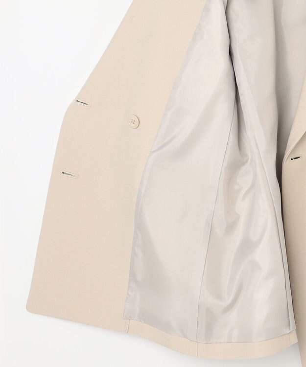 ANY SIS L 【洗える】褒めらレディテーラード ジャケット ライトベージュ