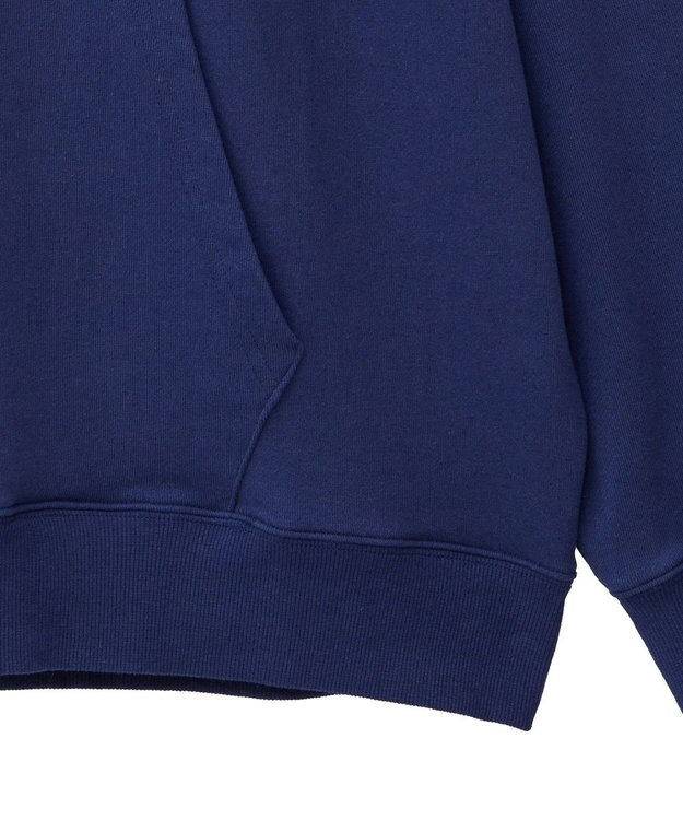 AMERICAN HOLIC フロッキーロゴプリント裏毛パーカー Navy