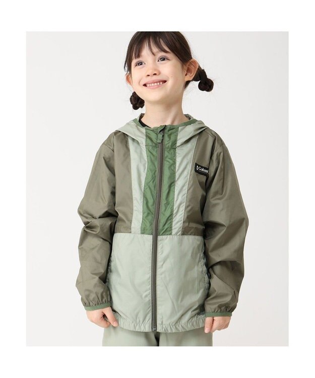Columbia Columbia/ 【KIDS】バックボウルフーデッドウインドブレイカー /コロンビア Stone Green、 Safari、 Canteen